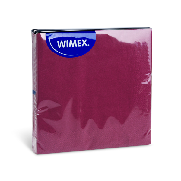 Serviette (PAP FSC Mix) 3-lagig bordeaux 33 x 33 cm [20 St.]
